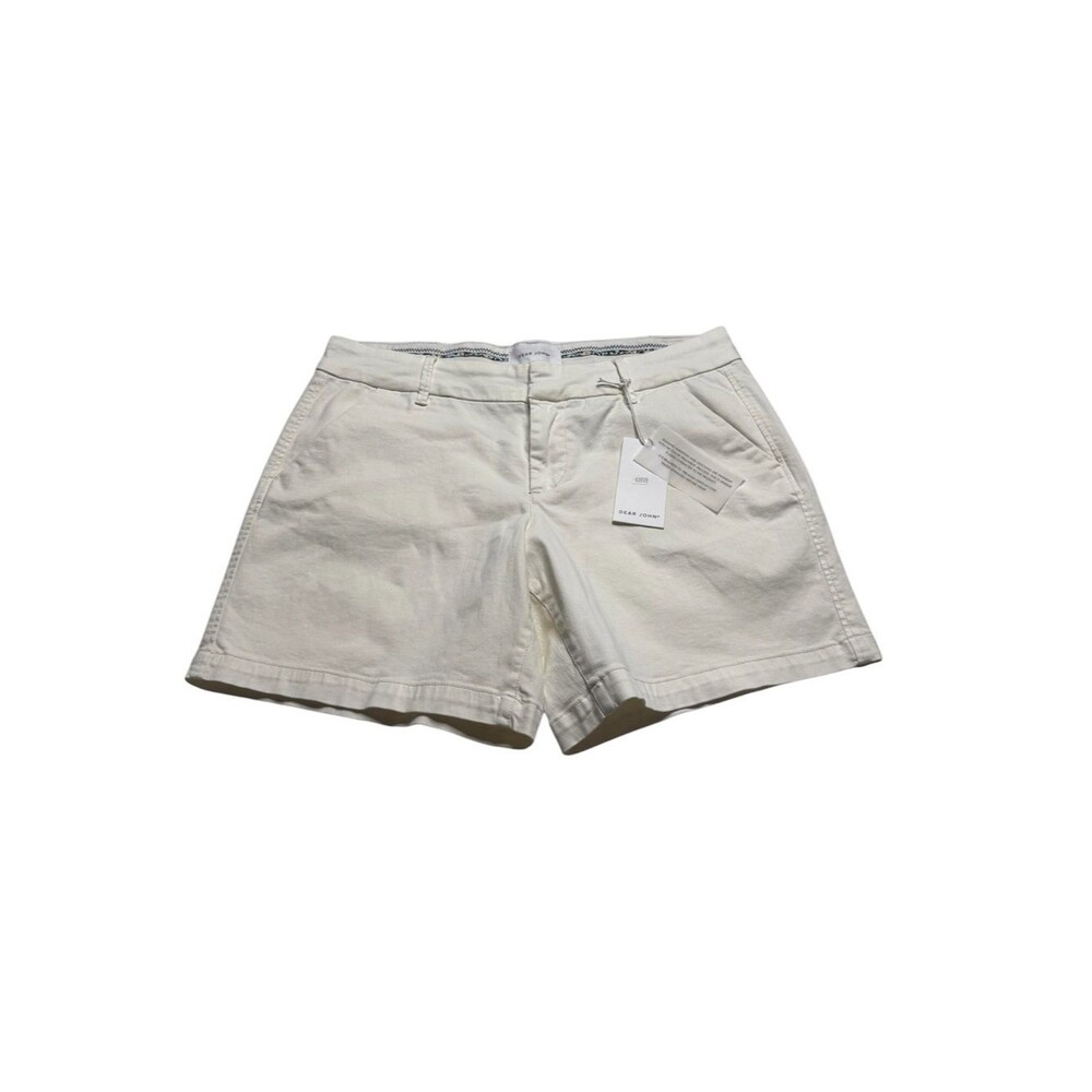 NWT Dear John South Hampton Mid Rise Shorts Ivory Sz 31